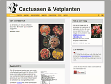 Tablet Screenshot of cactussen-en-vetplanten.org
